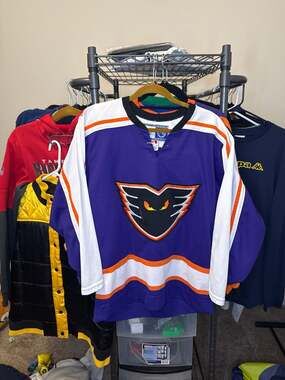 Reebok Philadelphia Phantoms AHL 10th Anniversary Authentic Hockey Jersey